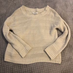 LOFT cream sweater
